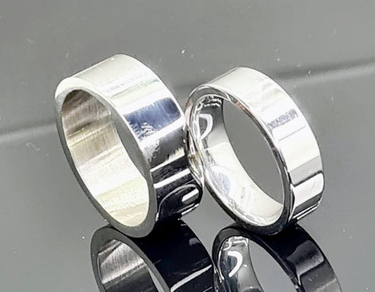 Pack Alianzas plana 6mm y 8mm ancho