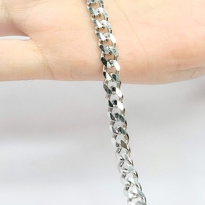 Curb chain or Cuban chain, 2 widths