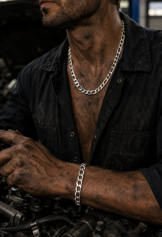 Figaro model chain, 4 widths, unisex