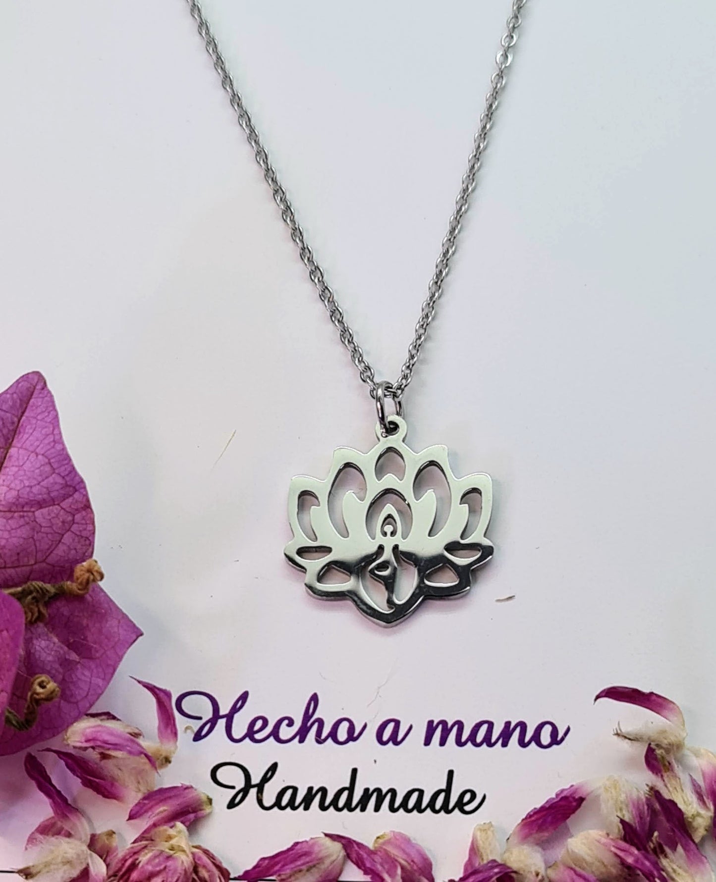 Colgante Flor de Loto - compra hoy y recibe mañana en tu casa. Envío Gratis