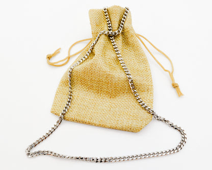 Curb chain or Cuban chain, 2 widths