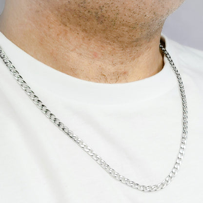 Flat link chain, 3 widths