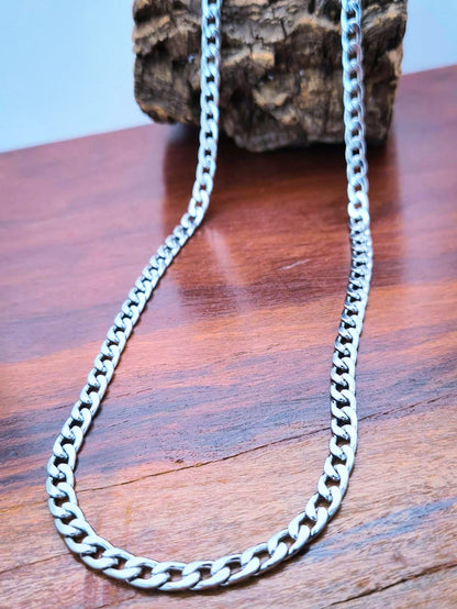Flat link chain, 3 widths