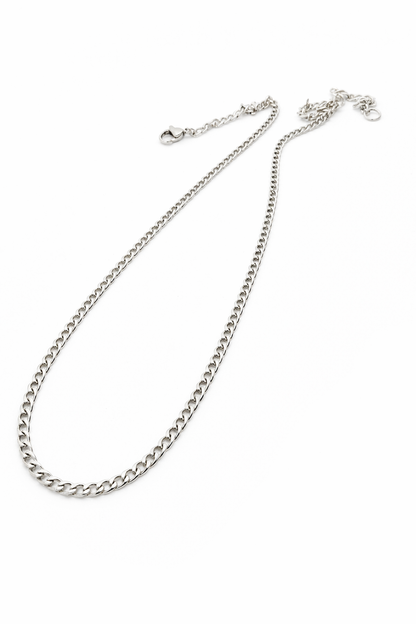 Flat link chain, 3 widths