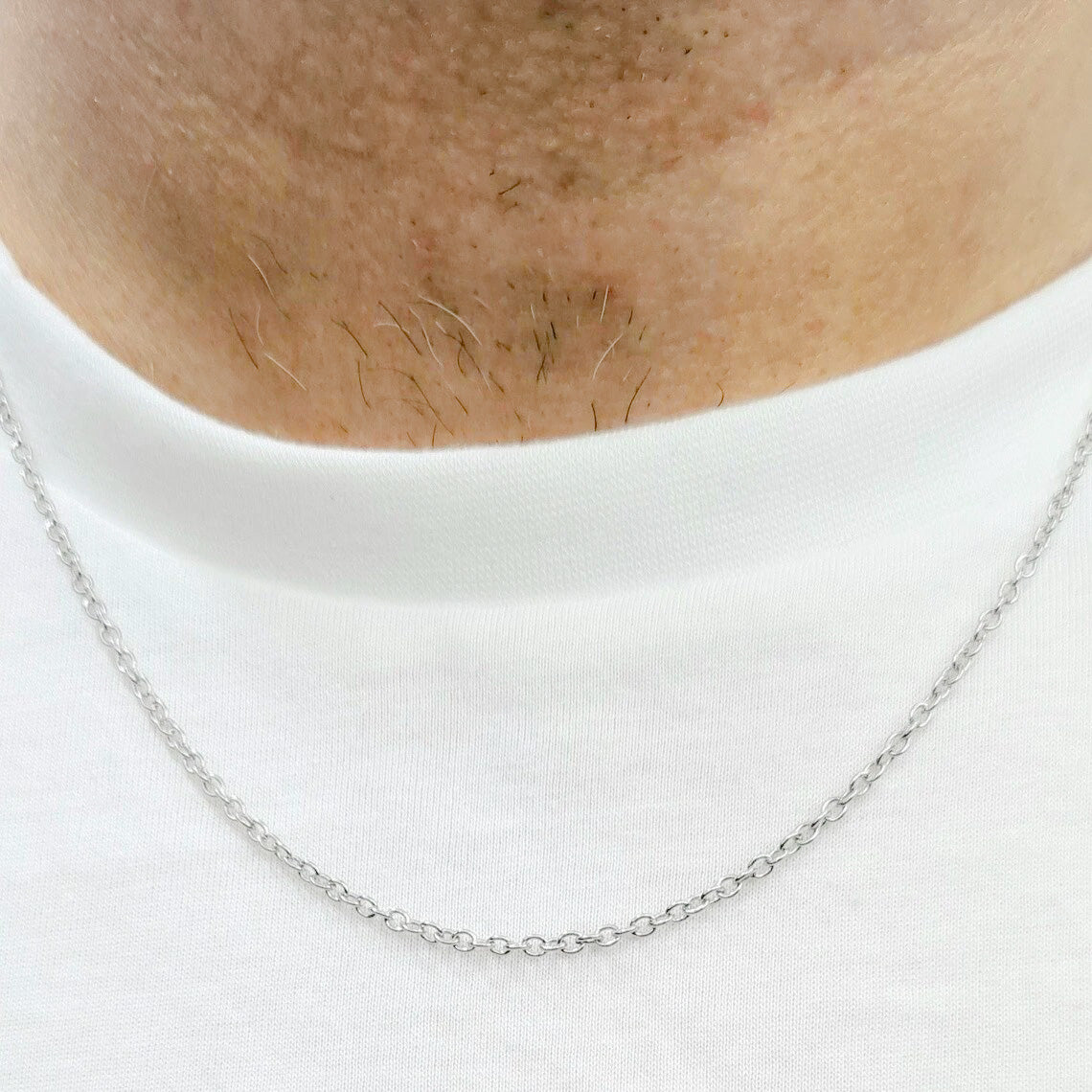 Fine forced link chain, 3 widths 