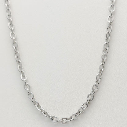 Fine forced link chain, 3 widths 