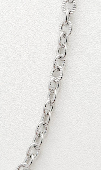 Fine forced link chain, 3 widths 
