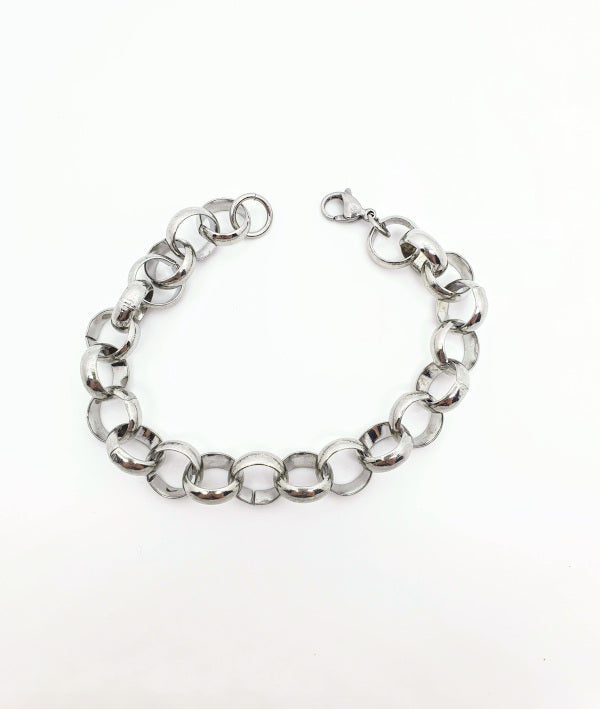 Cadena Rolo de Acero Inoxidable 10mm | Pulsera o Collar a Medida