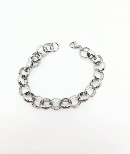 Cadena Rolo de Acero Inoxidable 10mm | Pulsera o Collar a Medida