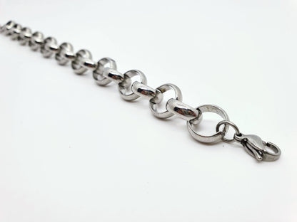 Cadena Rolo de Acero Inoxidable 10mm | Pulsera o Collar a Medida