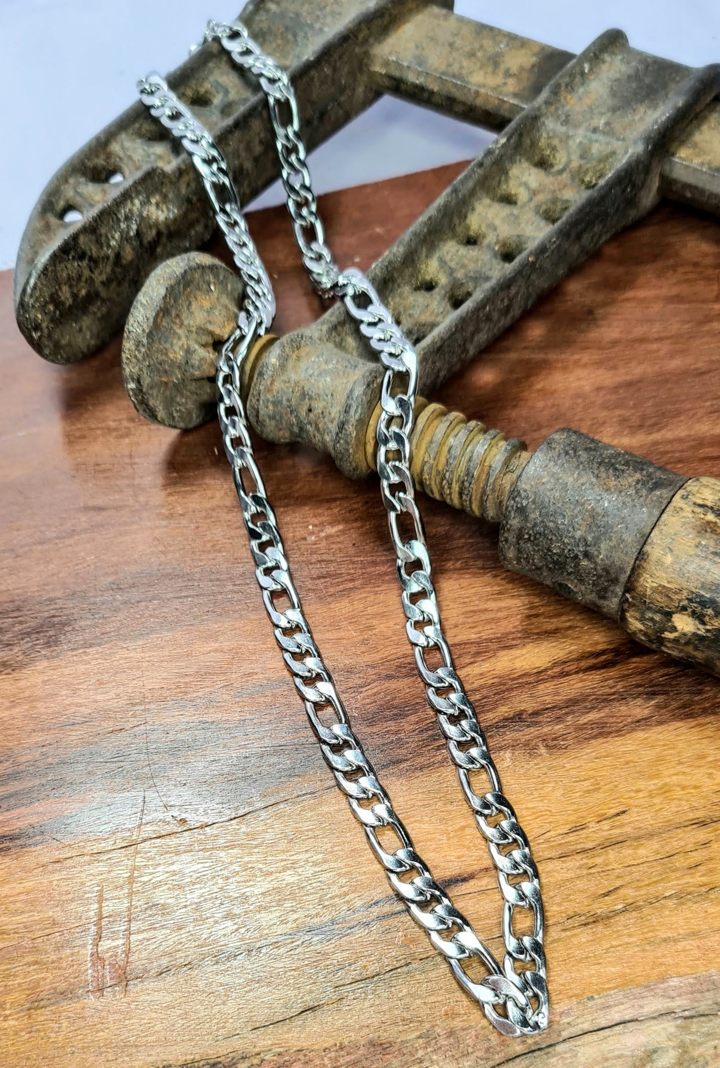 Cadena y pulsera Fígaro 9mm | Acero Inoxidable