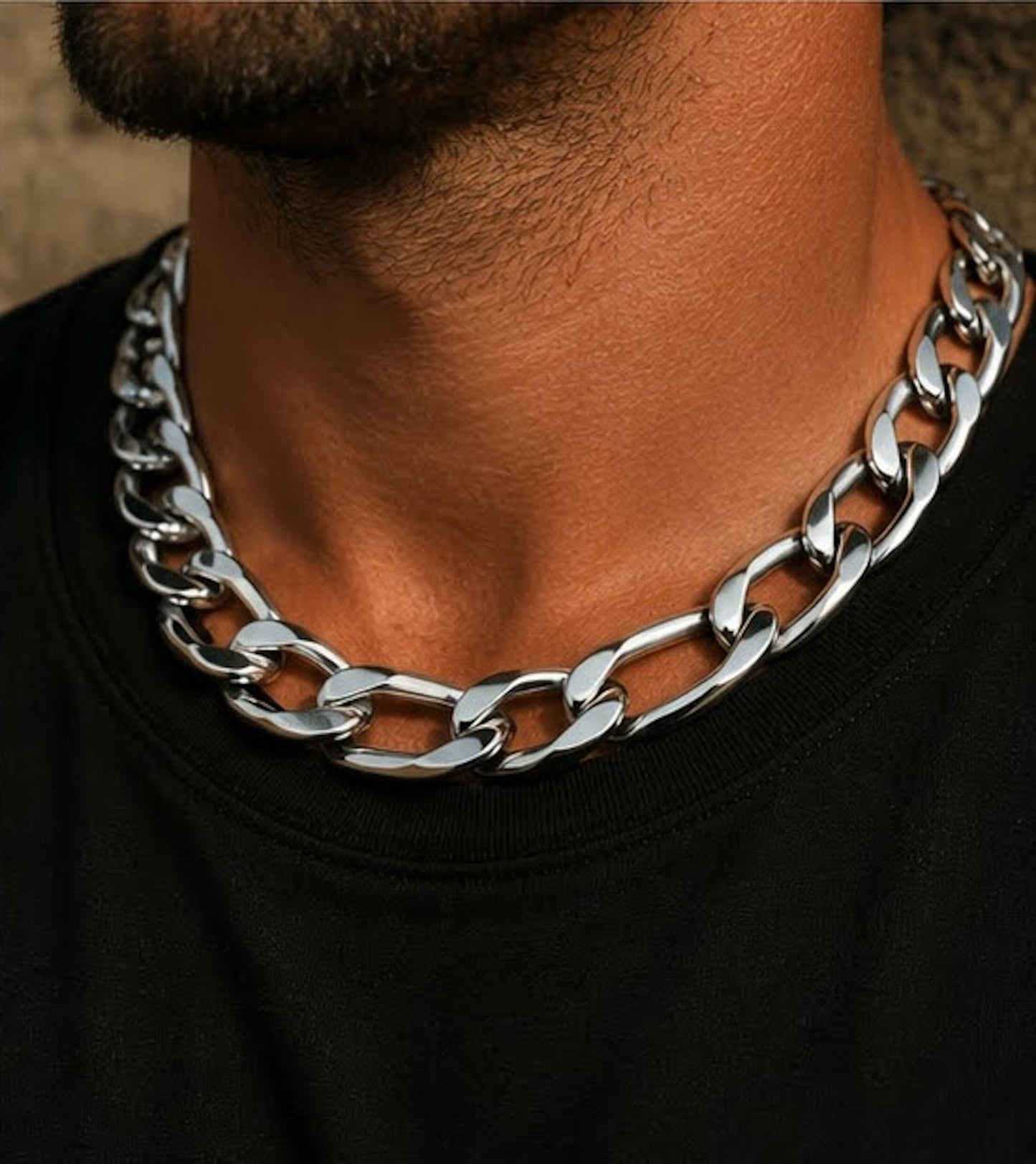 Cadena y pulsera Fígaro 11mm | Acero Inoxidable
