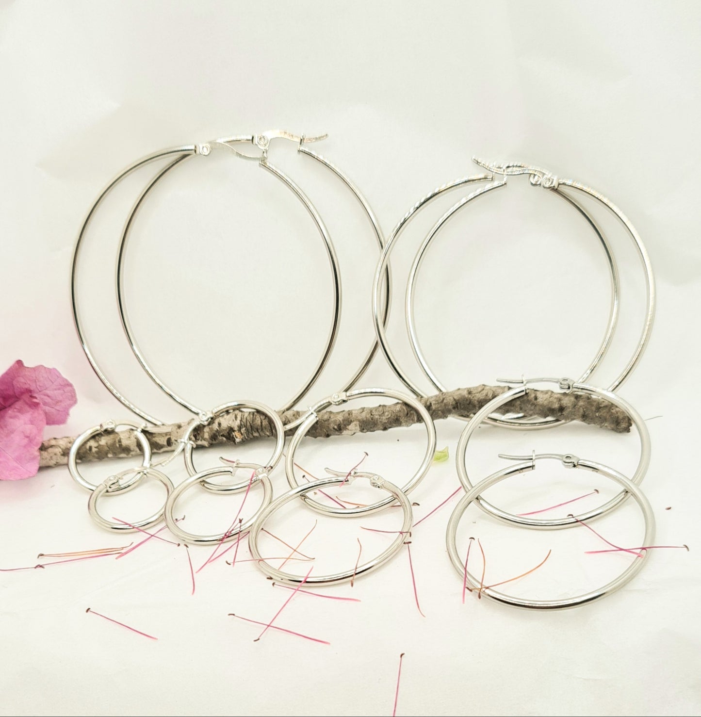 Pack de Aros Acero Inoxidable en varias medidas.