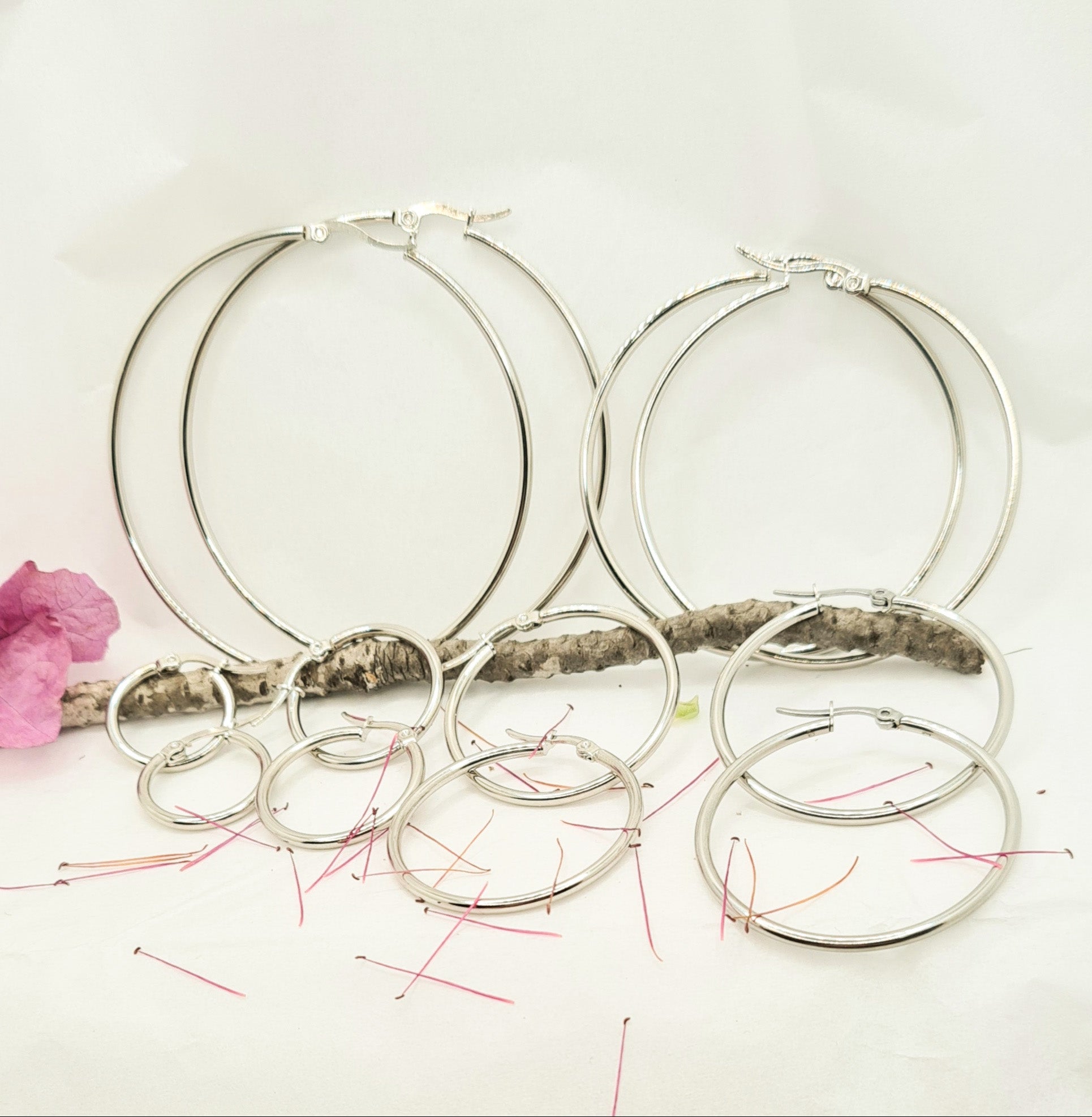 Pack de Aros Acero Inoxidable en varias medidas.